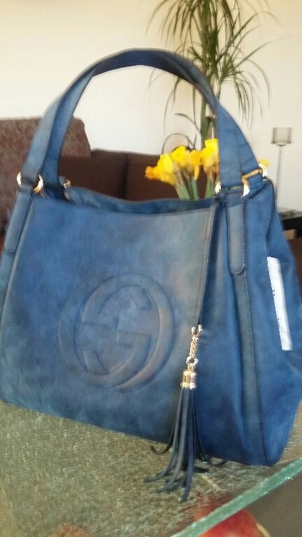 Torebka Gucci soho granatowa