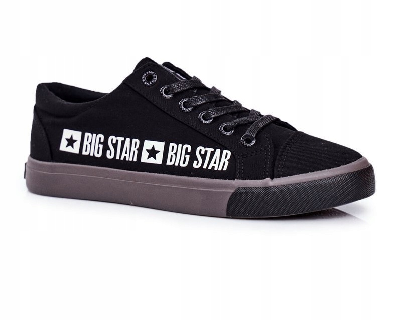 Trampki Męskie LOGO Big Star Czarne WYGODNE 41