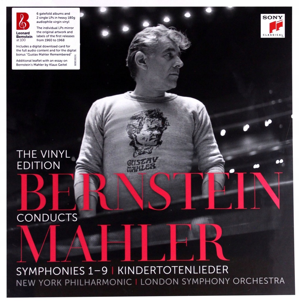 Купить ЛЕОНАРД БЕРНШТЕЙН: БЕРНШТЕЙН ДИРИЖИРУЕТ MAHLER 15LP: отзывы, фото, характеристики в интерне-магазине Aredi.ru