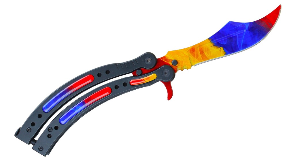 Nóż motylkowy CS:GO replika karambit fade skin