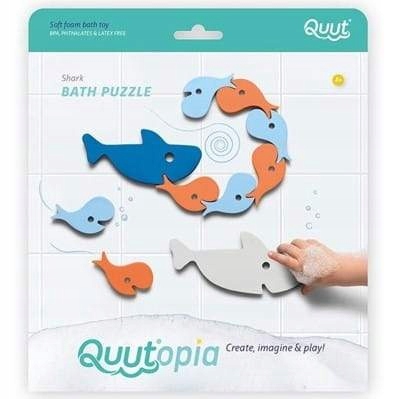 Quut Piankowe puzzle kąpielowe Quutopia Rekiny