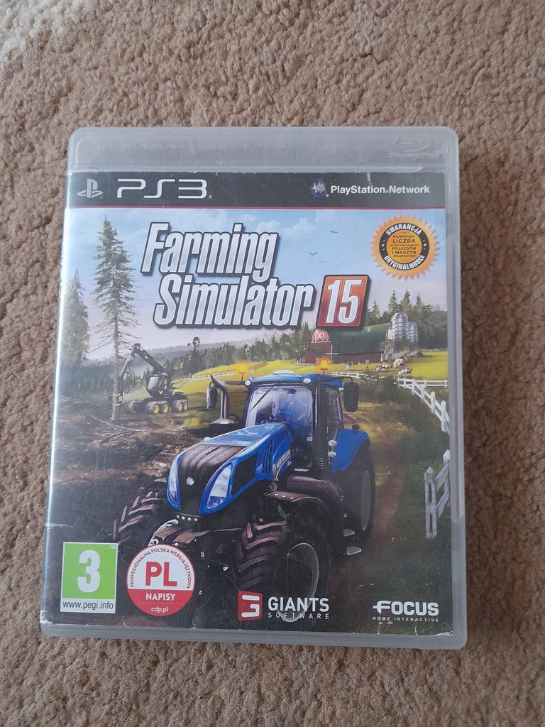 Farming Simulator 15 PlayStation ps3 Polska wersja