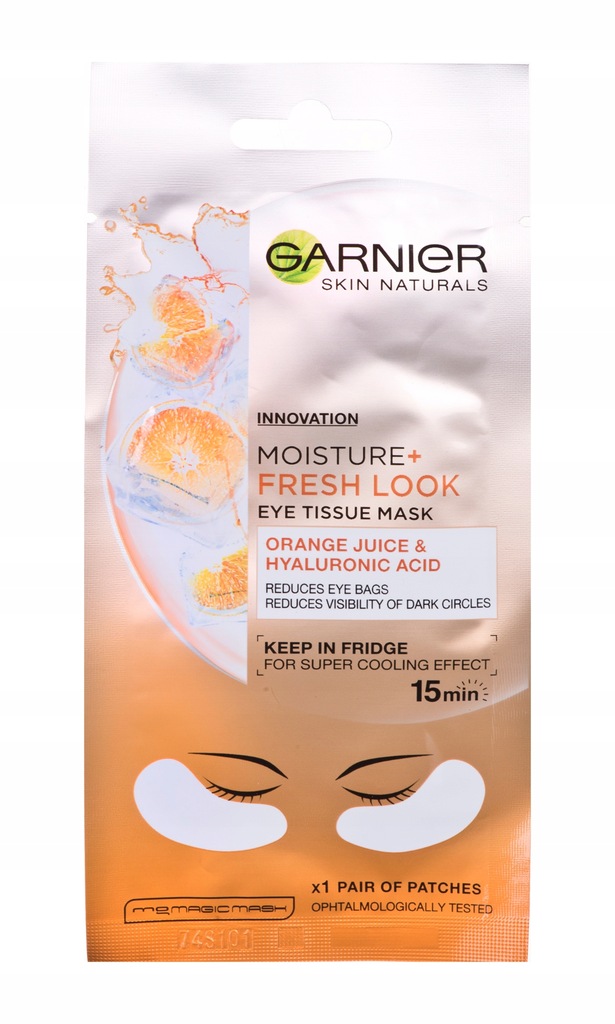 Płatki pod oczy Garnier Skin Naturals Orange Juice