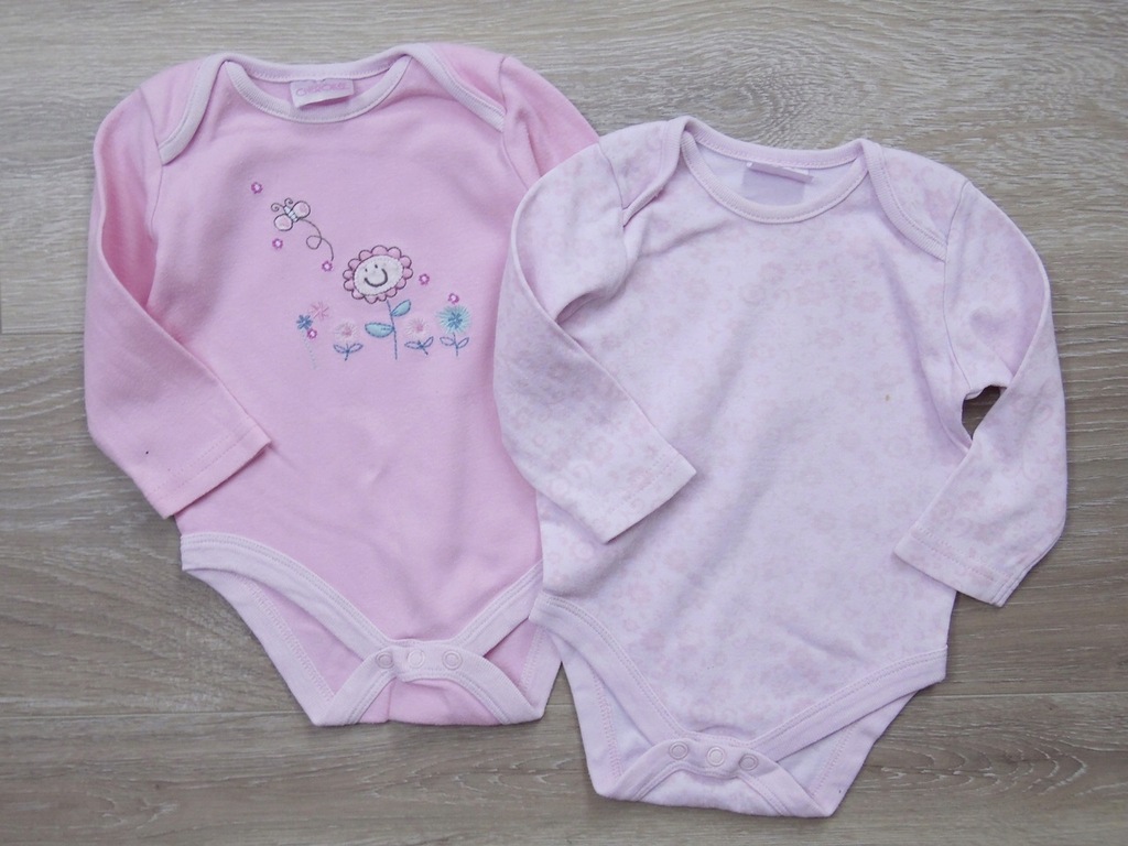 Cherokee body długi rękaw 3-6m 68cm 2-pak