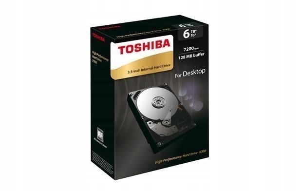 Toshiba X300 6TB 7200 RPM, 6000 GB, 3.5 inch, HDD,