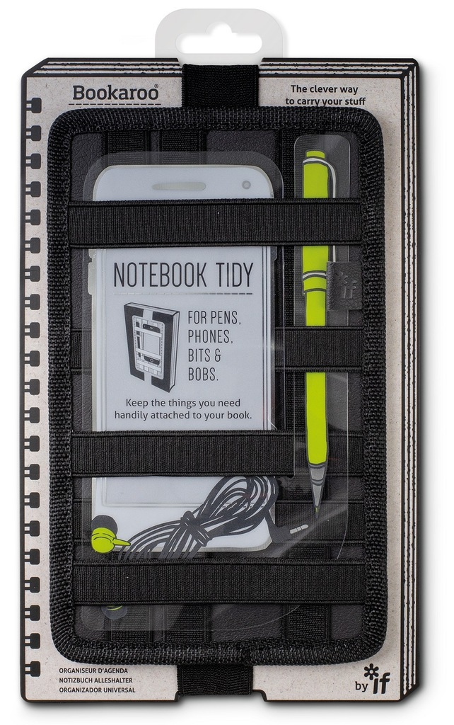 Bookaroo Notebook tidy - organizer na notes czarny