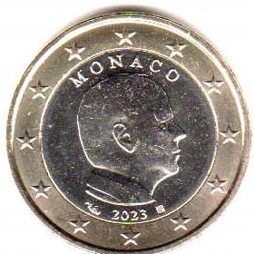 1 euro Monako Monaco 2023