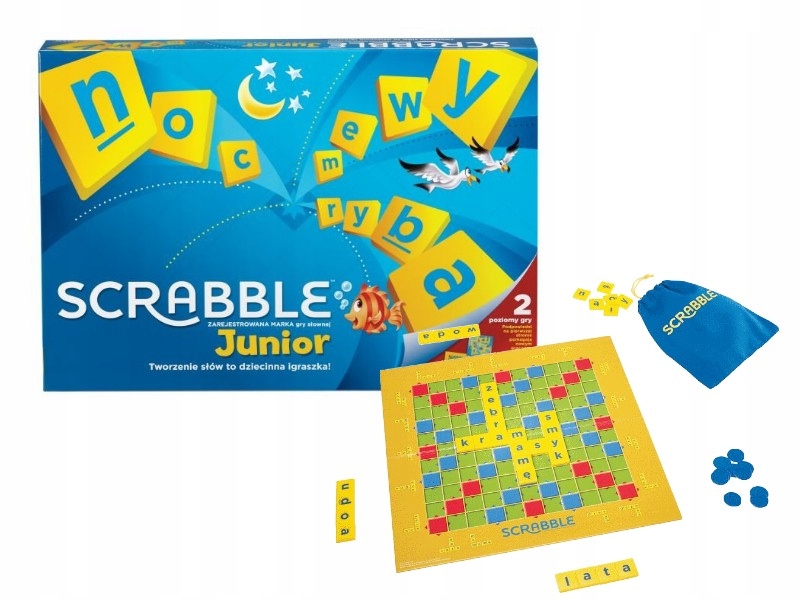 Mattel Scrabble Junior gra słowna