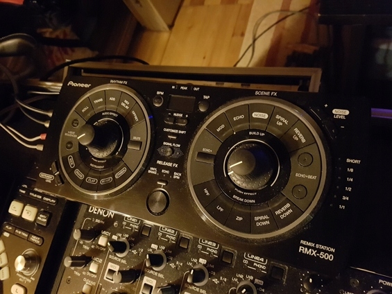 Pioneer RMX 500 efekt konsola DJ komplet gwarancja