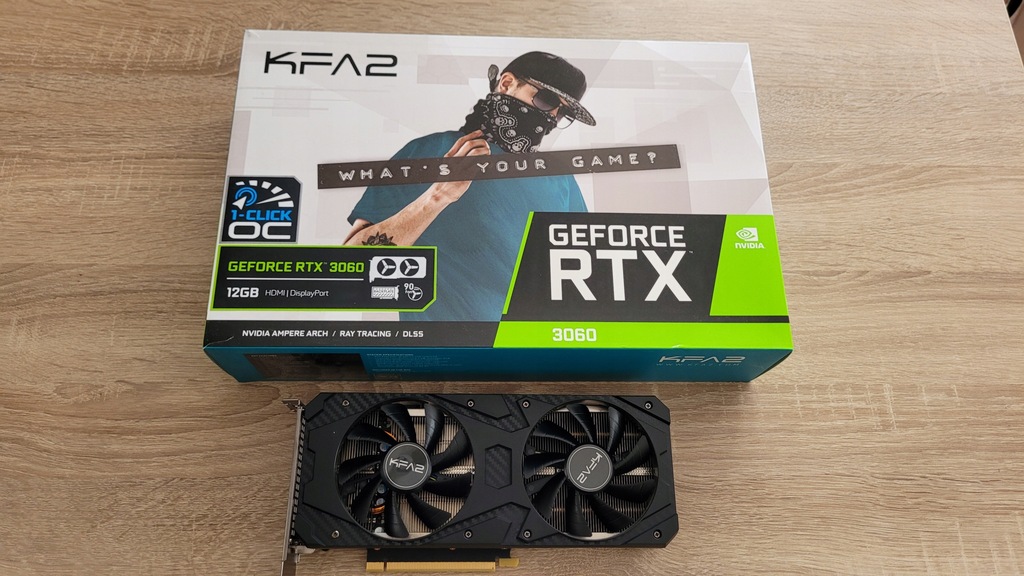 KFA2 GeForce RTX 3060 1-Click OC 12 GB GDDR6 GW 9M - 14676377158 ...