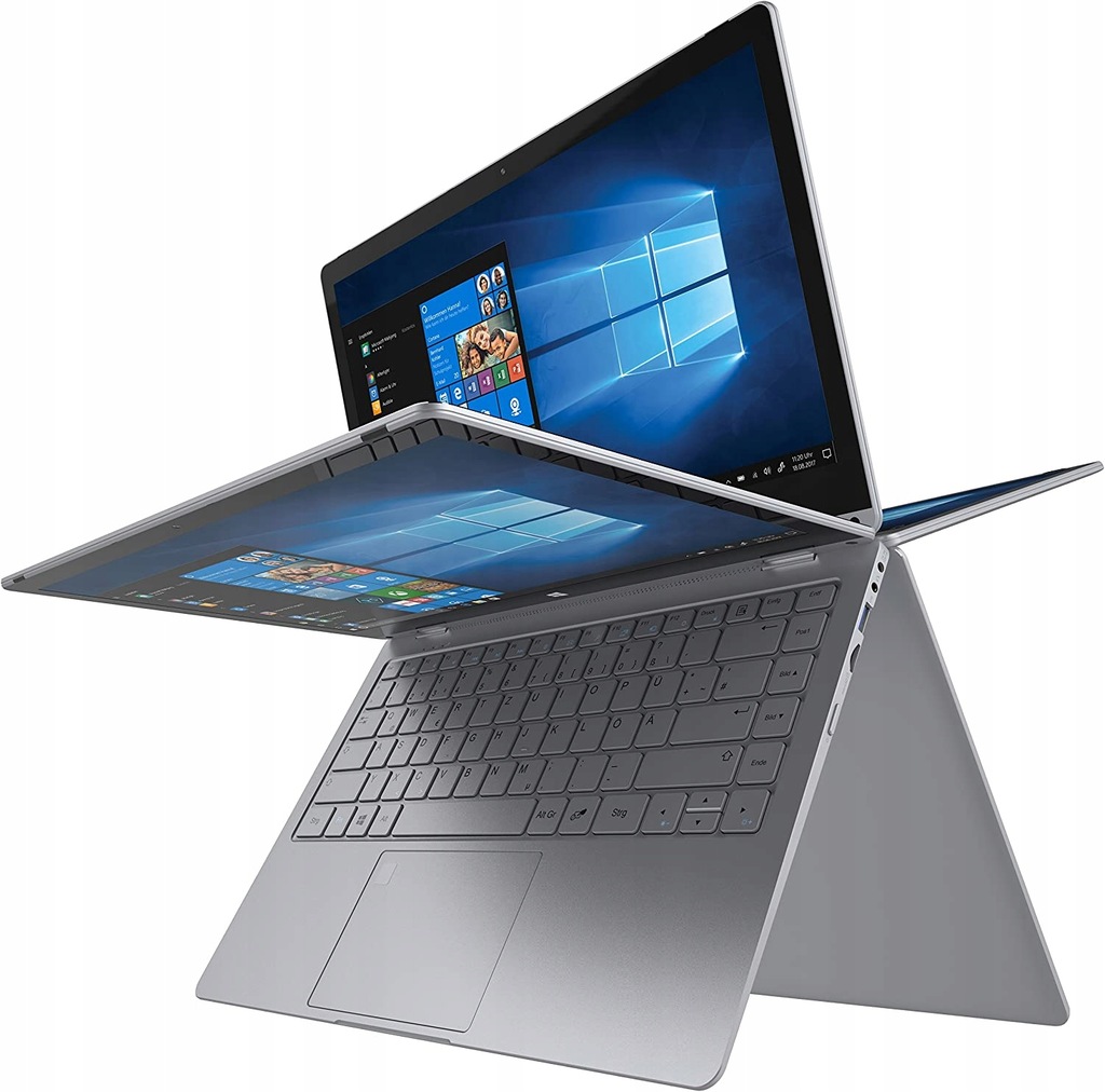 Laptop Tablet 2W1 Dotykowy 13,3' 4GB/64GB 360° Win10 Wifi BT FullHD PEAQ