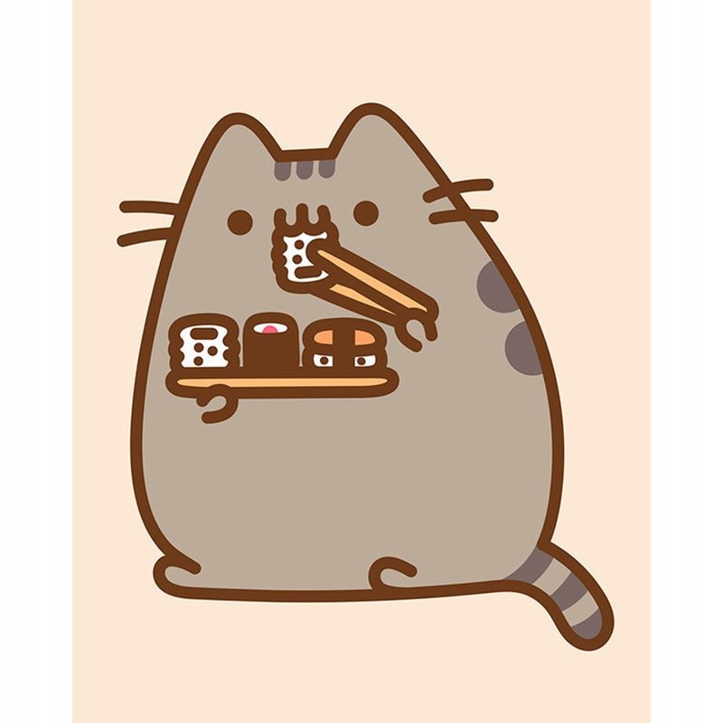 Pusheen - Obraz z nadrukiem cyfrowym (Pusheen z su