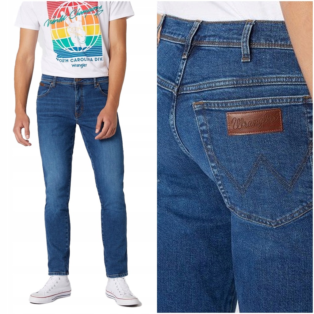 WRANGLER TEXAS MĘSKIE SPODNIE JEANSOWE,35/34