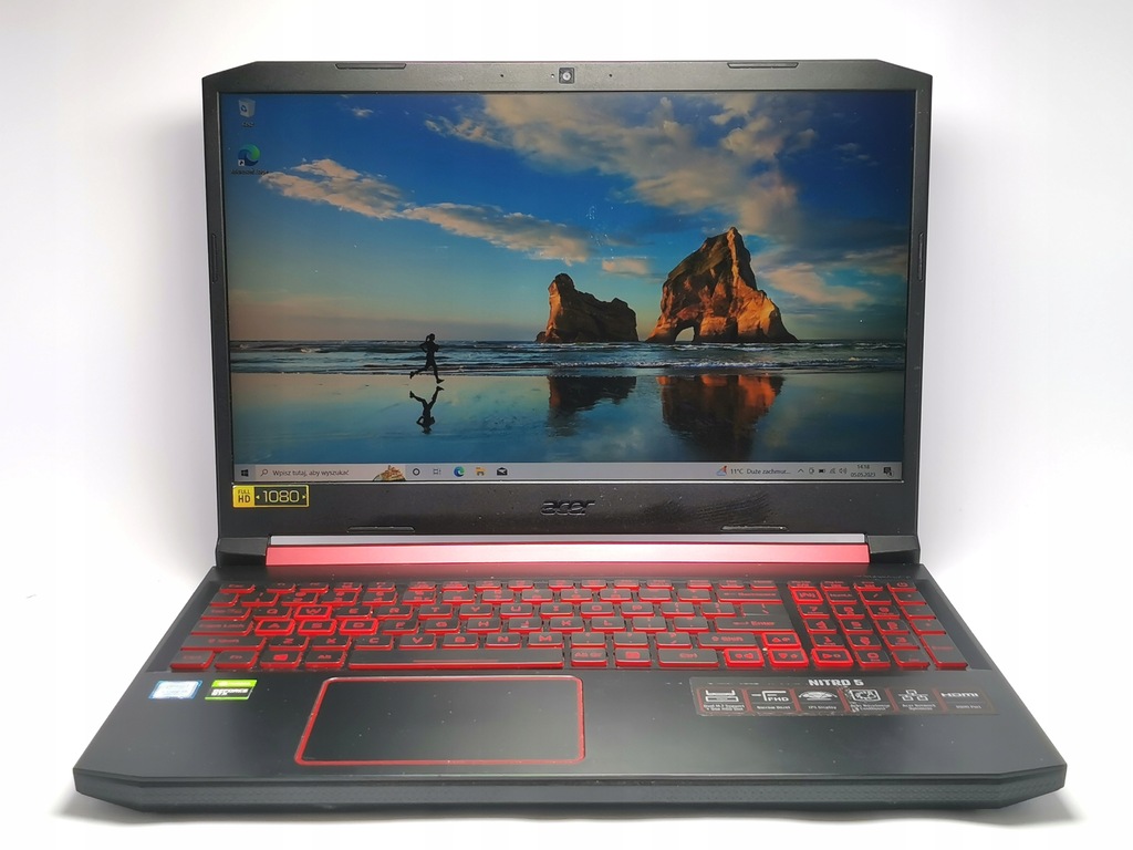 Laptop Acer Nitro 5 i5-9300H/8GB/512/Win10 GTX1650