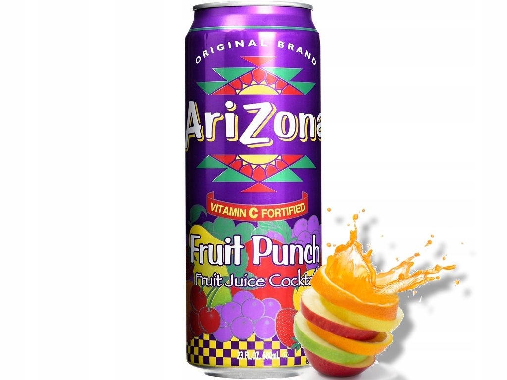Arizona Fruit Punch 680ml USA Duża Puszka!