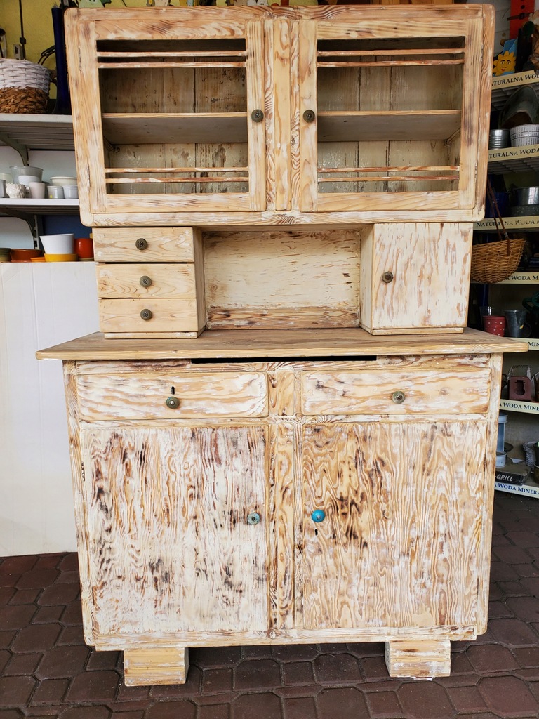 Kredens stary kuchenny stary antyk design PRL