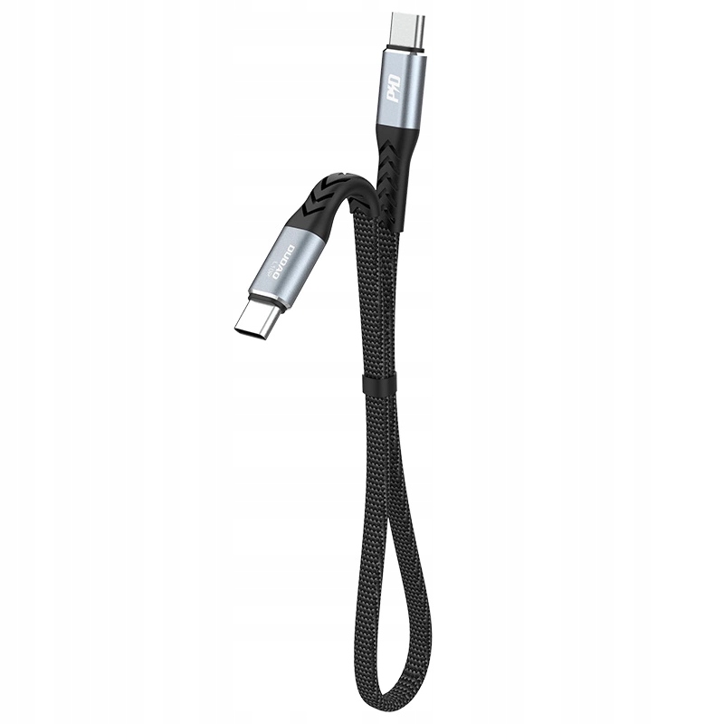 Kabel ładowania Dudao L10C USB-C - USB-C PD 100W 5A 0,23m - czarny