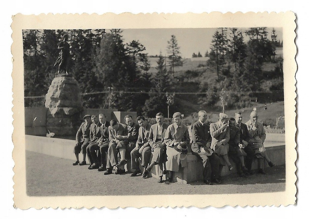 344 Wisła Weichsel Pomnik Ślązaczki wycieczka ciekawa 1937 rok