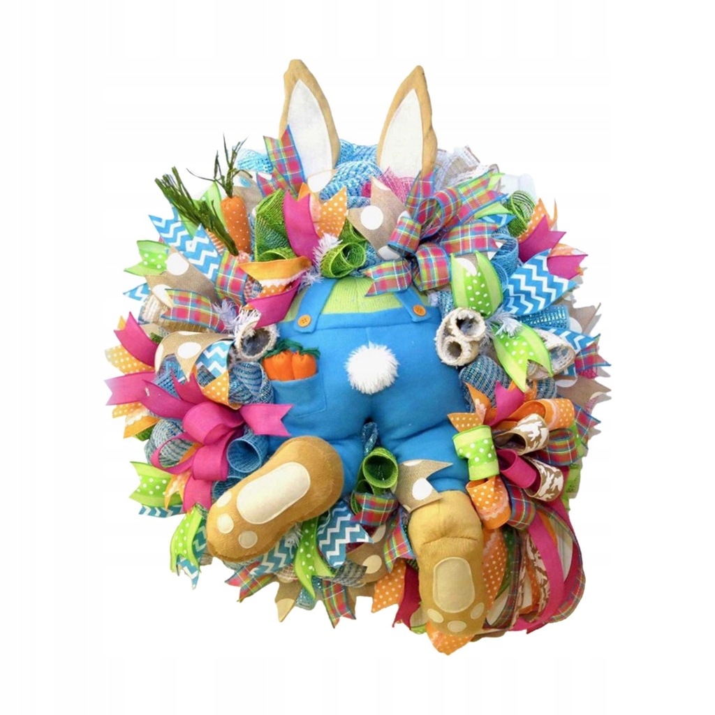 Wianek wielkanocny, uczny wieniec wielkanocny z