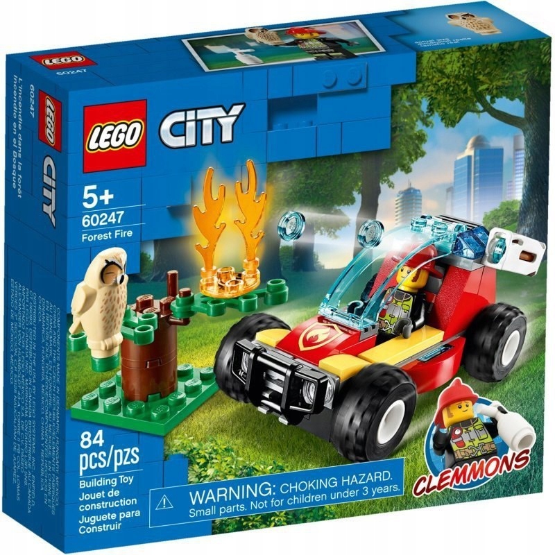 Pożar lasu wóz strażacki las 5+ 60247 LEGO CITY