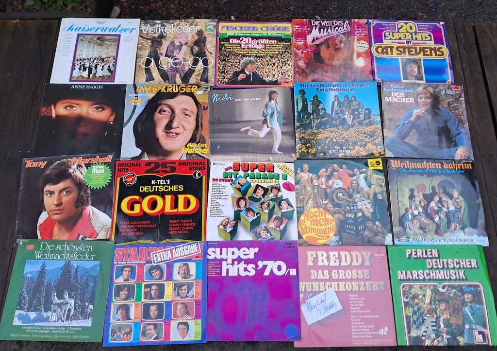 PŁYTY WINYLOWE ZESTAW 20 SZT. ZA 30 ZŁ. NOWE 143