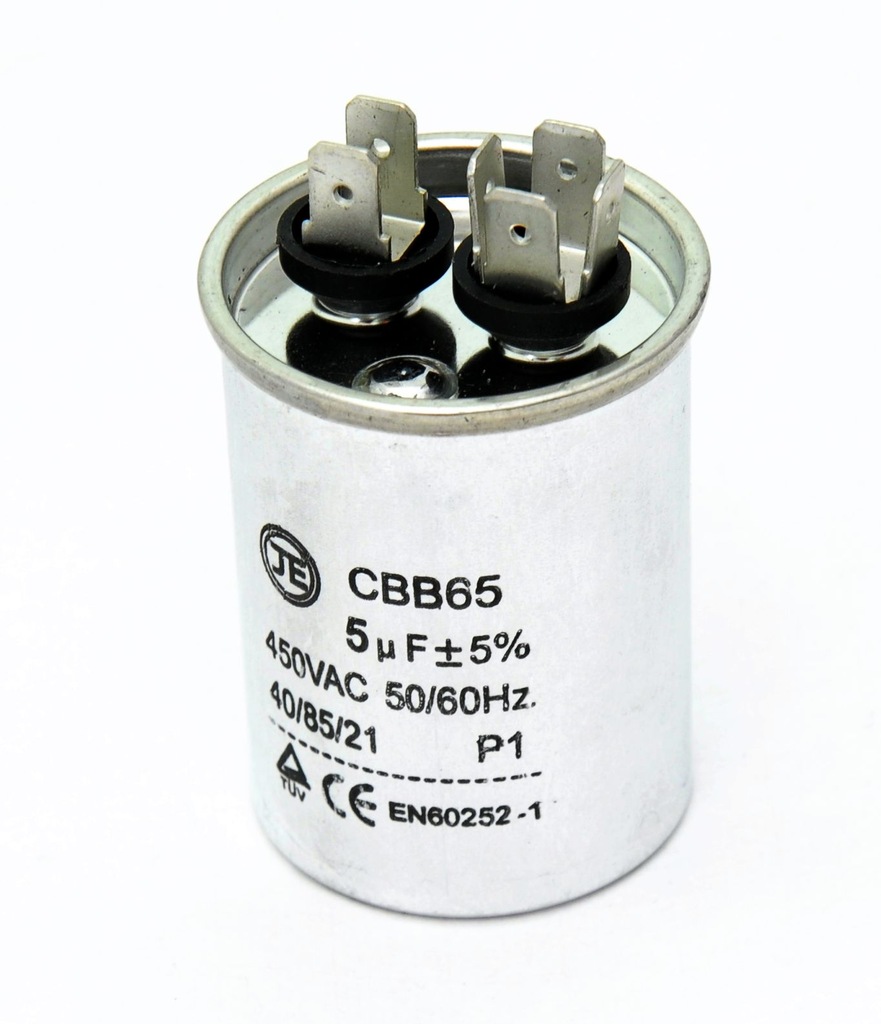 CBB65 25uF 450VAC 50/60Hz kondensator silnikowy