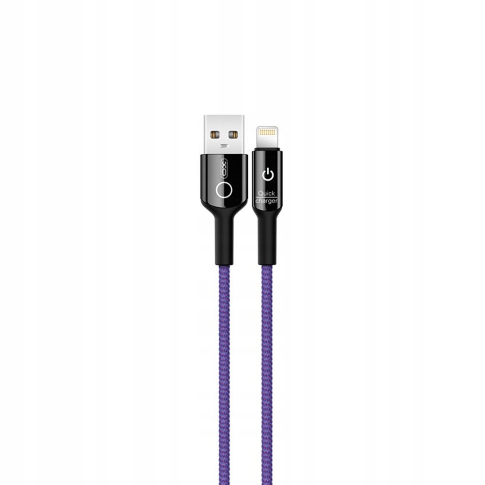 NB102 XO Kabel USB/8-pin 2,4A 1m fioletowy