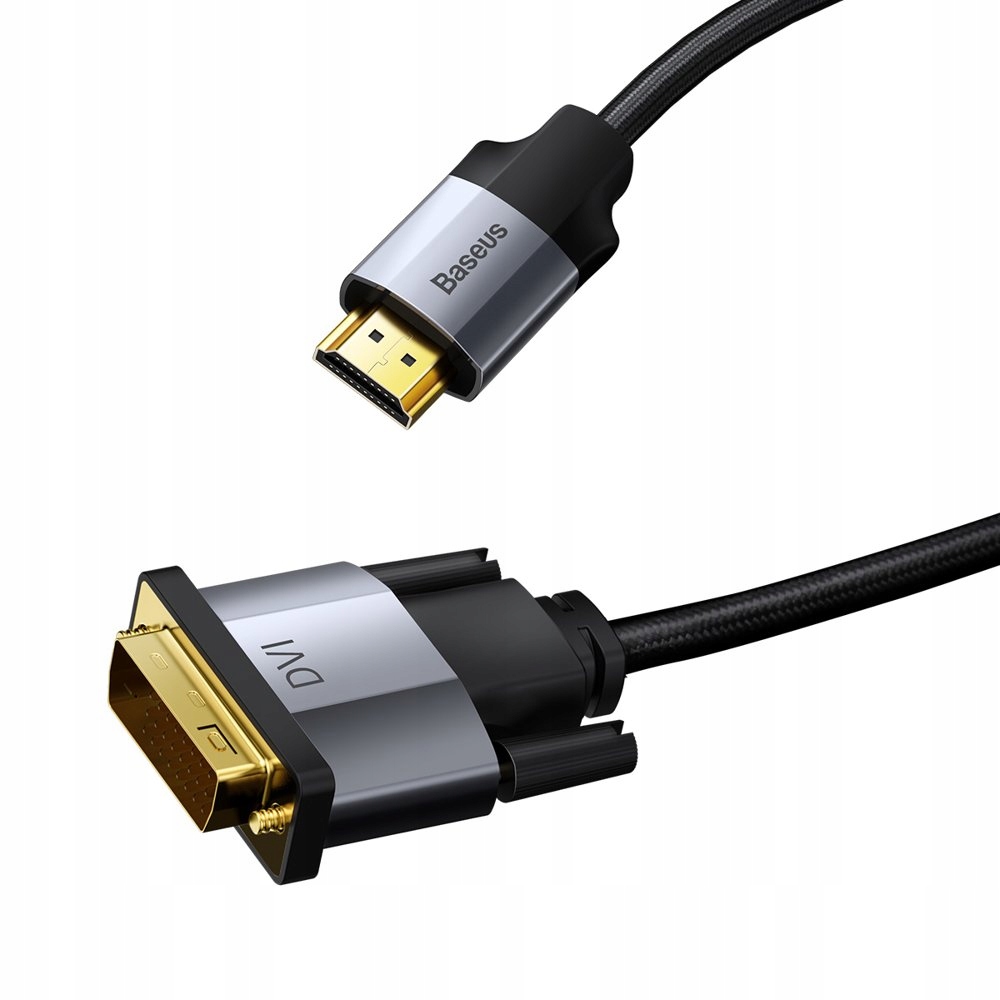 Купить КАБЕЛЬ BASEUS ДВУНАПРАВЛЕННЫЙ 4K HDMI — DVI, 2 М, СЕРЫЙ: отзывы, фото, характеристики в интерне-магазине Aredi.ru