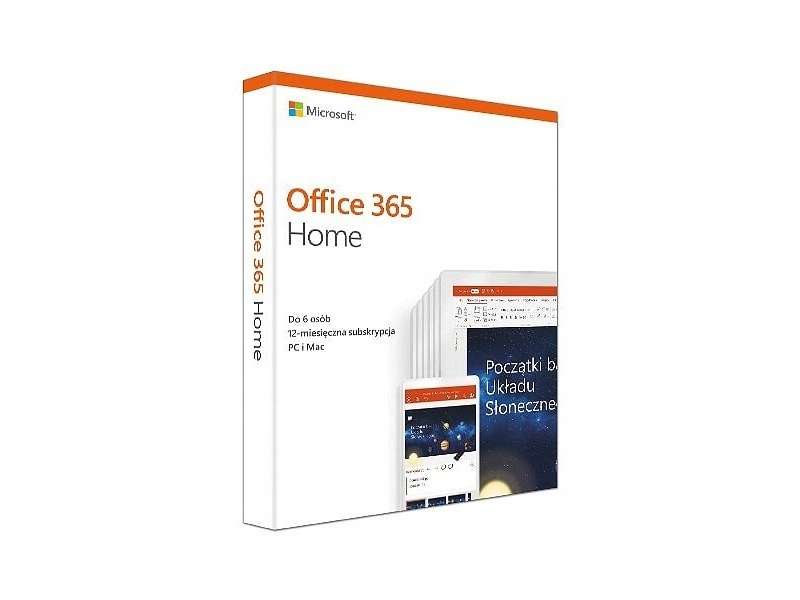 Microsoft Office365 Home PL 1 rok