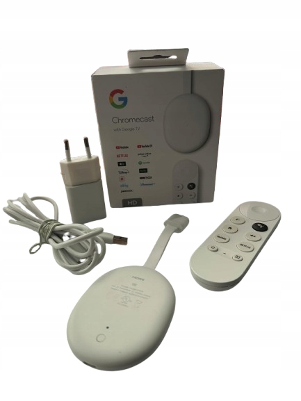 ODTWARZACZ MULTIMEDIALNY GOOGLE CHROMECAST 4 SMART TV |BARDZO DOBRY|