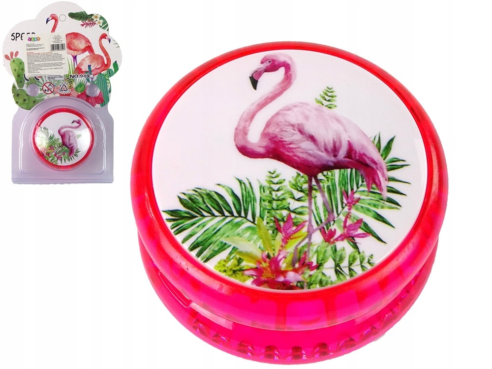 Import LEANToys Jojo Gra Zręcznościowa Szybkie Flaming YoYo Różowe
