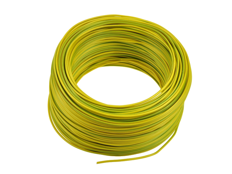 5m przewód linka 0,35mm żółto/zielony H05V-K LgY