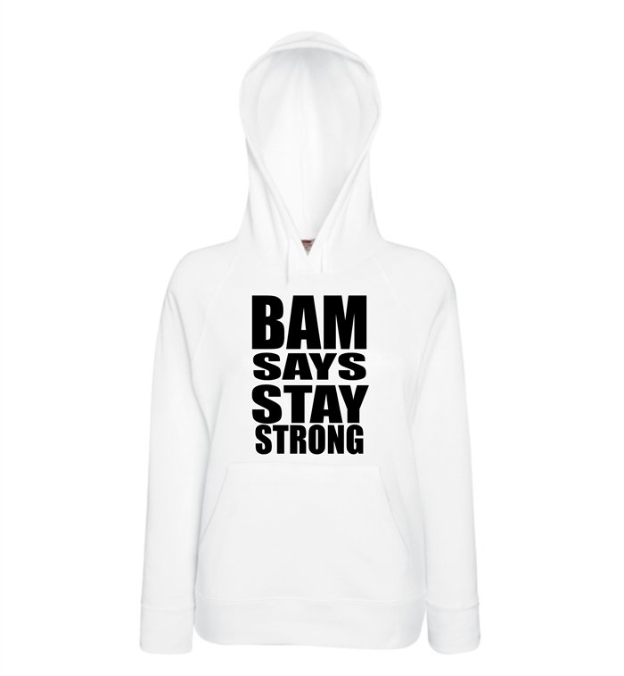 Bluza damska kangur BAM SAYS STAY STRONG roz S