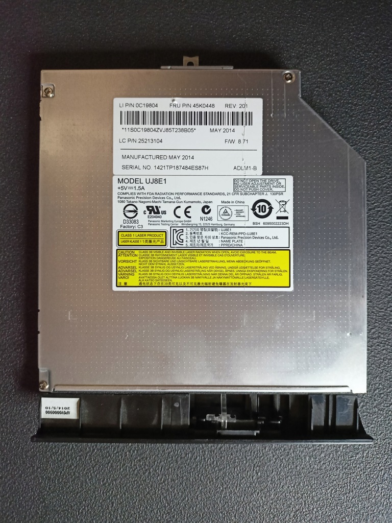 Nagrywarka napęd DVD do laptopa Lenovo G51-35, UJ8E1