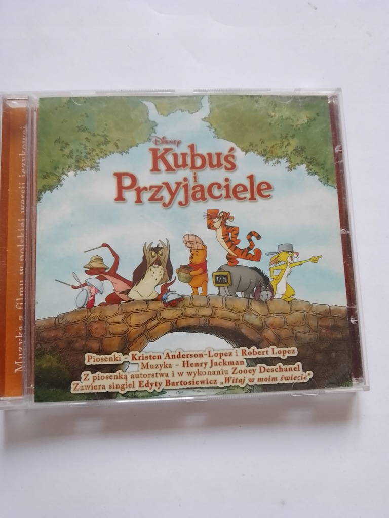 Kubuś i Przyjaciele Disney Piosenki CD Muzyka z filmu w polskiej wersji