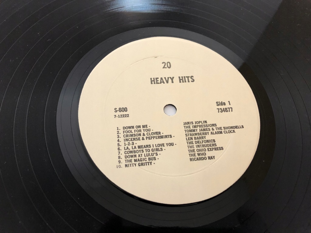 Купить Дженис Джоплин The Who 20 Heavy Hits --LP D1516 США: отзывы, фото, характеристики в интерне-магазине Aredi.ru