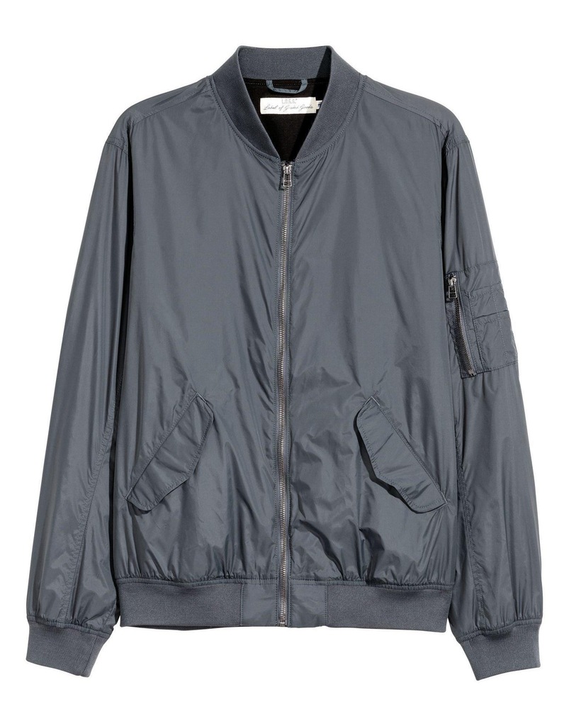 09F025 H&M__MJ9 NYLONOWA KURTKA BOMBER__M