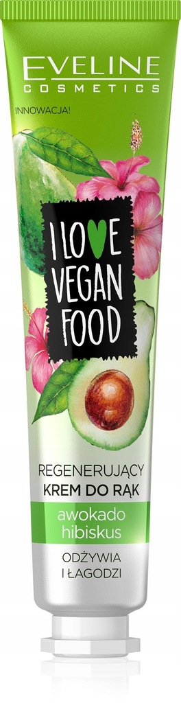 EVELINE RĘCE Krem 50ml I Love Vegan Food Awokado.