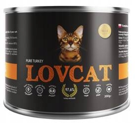 Lovcat Karma Dla Kota Pure Indyk 200g