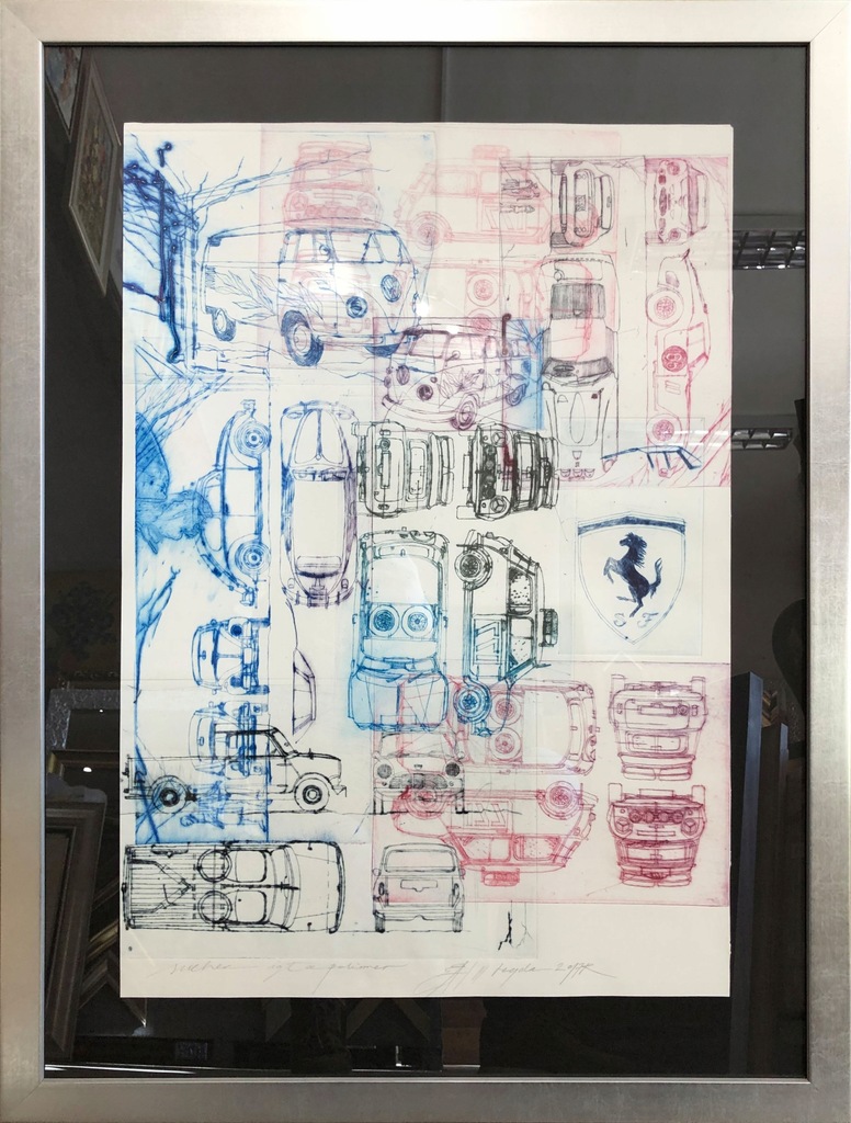 Grafika A. Heyda-Bojanowska, 69,5x91,5 cm