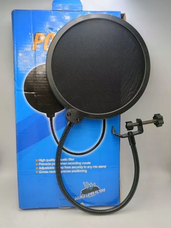 STUDYJNY POP FILTR MIKROFONOWY W PUDEŁKU
