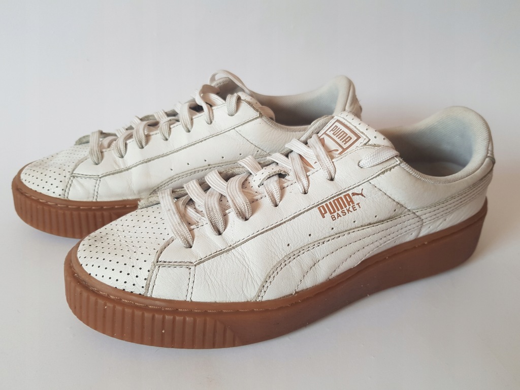 PUMA BASKET BUTY SPORTOWE SKÓRZANE 40,5