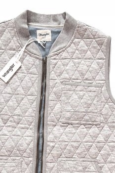 WRANGLER QUILTED MĘSKA KAMIZELKA REGULAR LOGO L