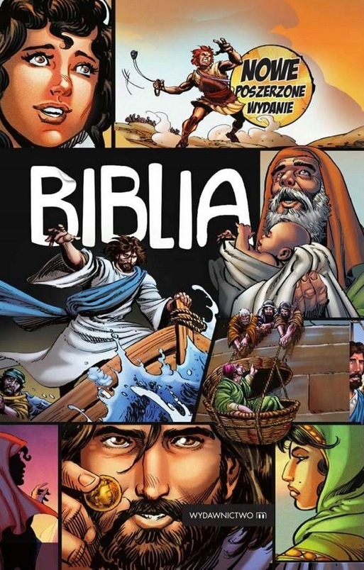 Biblia komiks Pismo Święte prezent na komunię