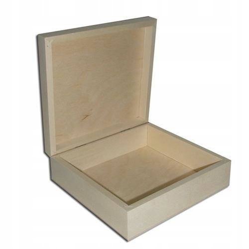 Drewniane pudełko szkatułka 19x16,5cm Decoupage
