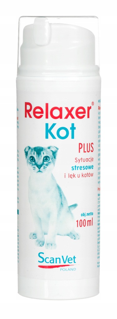 Żel na sytuacje stresowe u kotów ScanVet Relaxer k