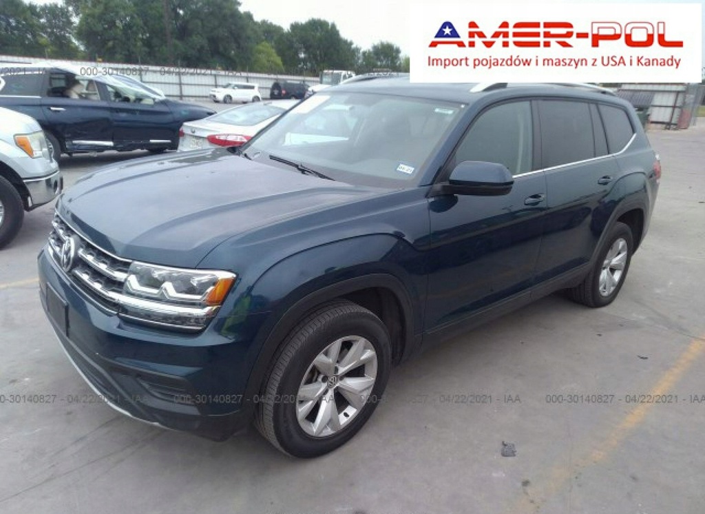 VOLKSWAGEN ATLAS, 2018, 2.0L, po gradobiciu