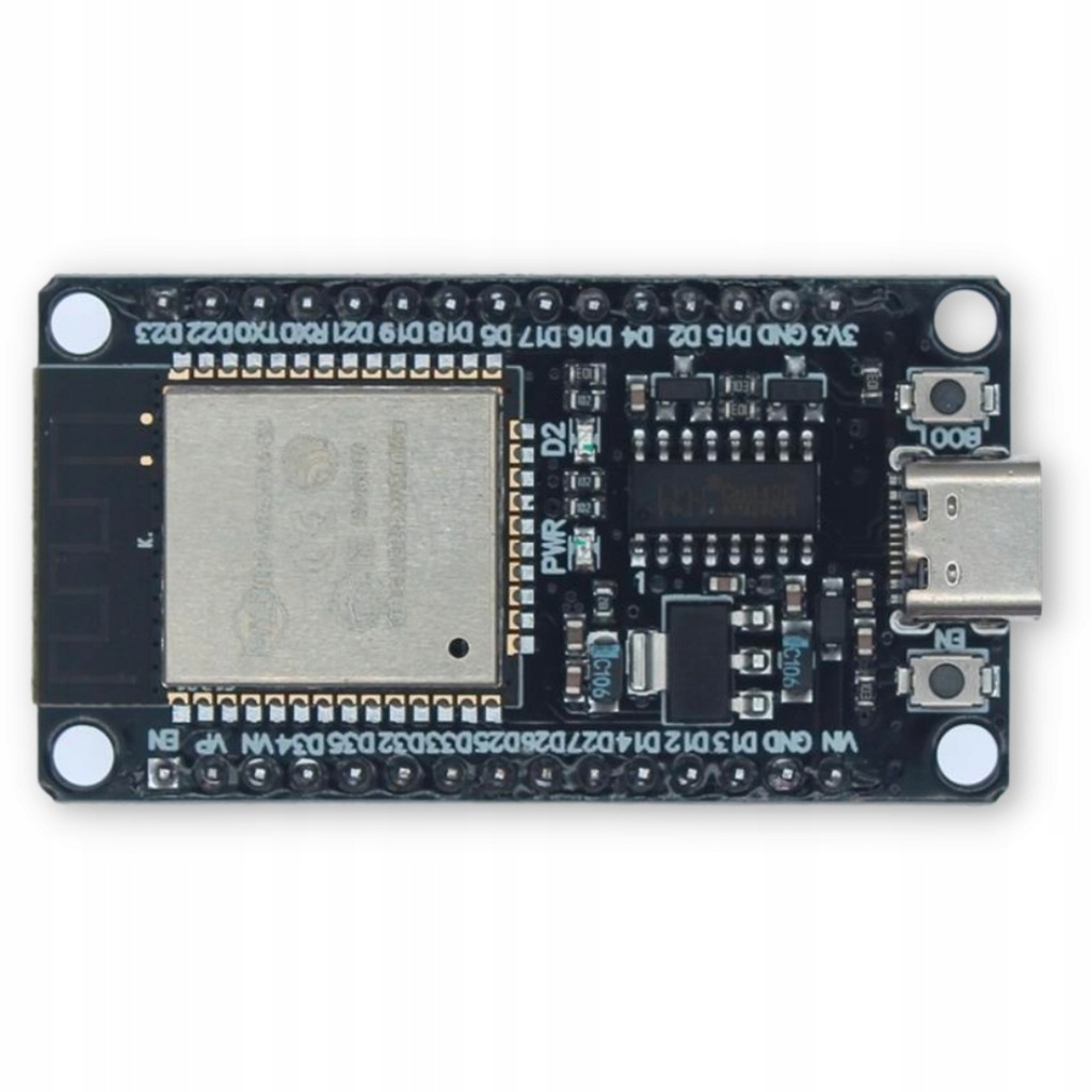 Mikrokomputer Mikrobot ESP-WROOM-32 USB-C CH340 WiFi BT