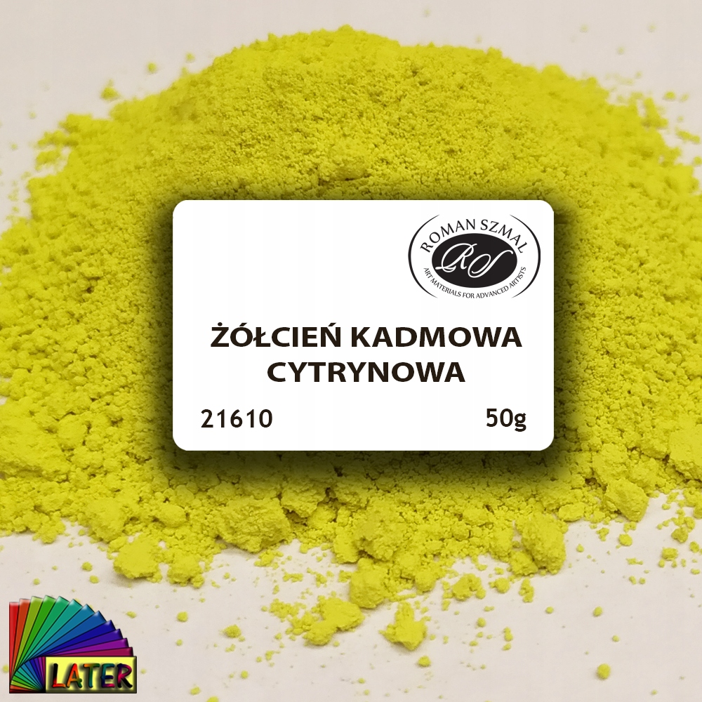 Pigment żółcień kadmowa cytrynowa 50g 21610