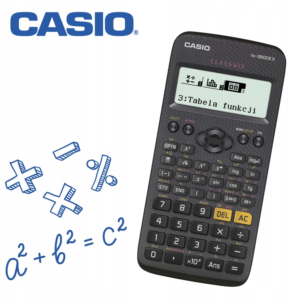 Kalkulator NAUKOWY CASIO FX 350CEX CLASSWIZ